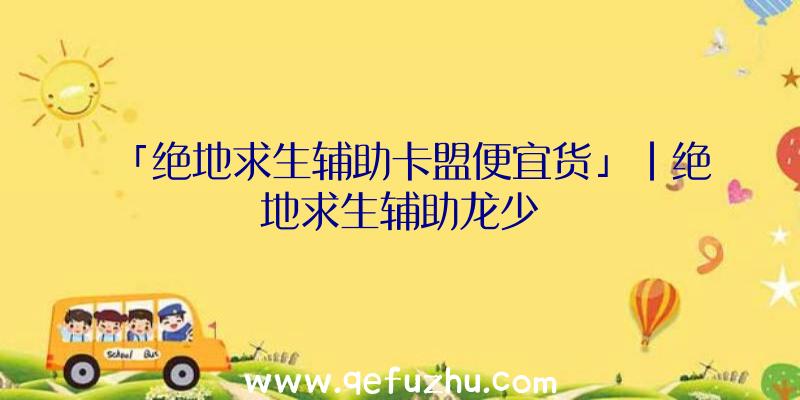 「绝地求生辅助卡盟便宜货」|绝地求生辅助龙少